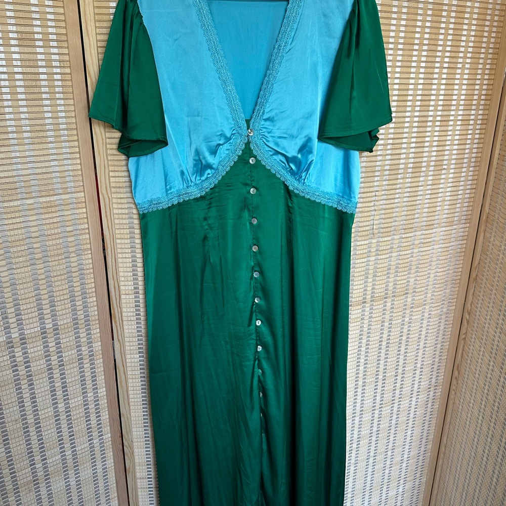 Dressed In LaLa No Risk No Magic Satin Dress